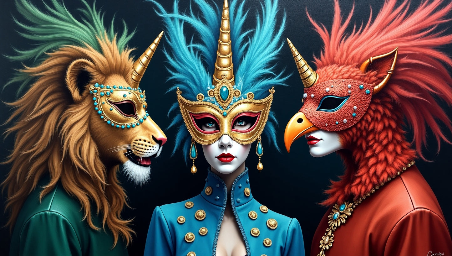 Dark Veil: Haunting Digital Art Collection - Shadows, Dollhouses & Masquerade Nightmares- 1472 x 832