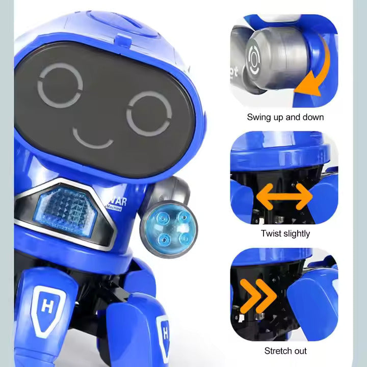 Smart Six-Claw Electric Robot Toy | Colorful Light and Sound Musical Model | 2 years and above | Early Baby Child Educational Toy