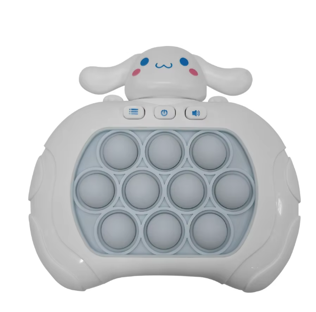 New Lilo & Stitch Quick Push Game Pop Up Fidget Bubble Electronic Pop it Pro Game Light AntiStress Toys For Adult Kids Gift