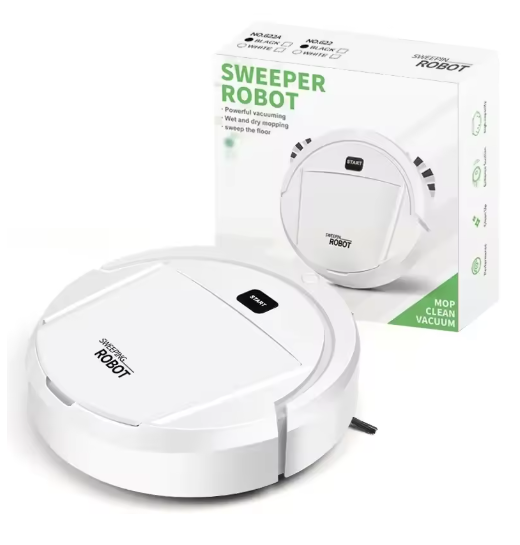 New Automatic Robot Vacuum Cleaner Smart Sweeping Dry Wet Cleaning Machine Charging Intelligent Vacuum Cleaner for Home