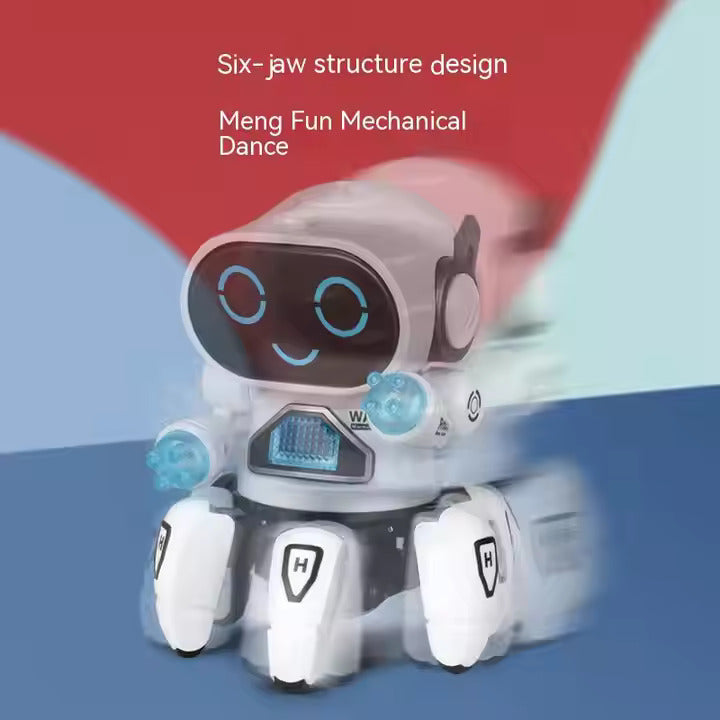 Smart Six-Claw Electric Robot Toy | Colorful Light and Sound Musical Model | 2 years and above | Early Baby Child Educational Toy