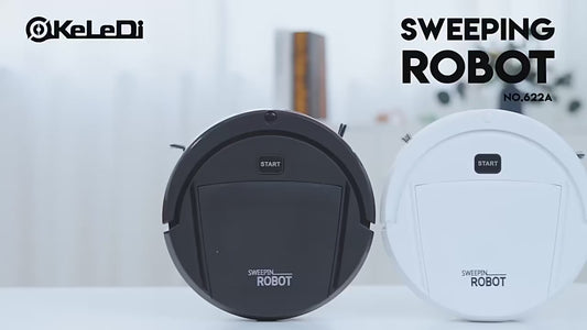 New Automatic Robot Vacuum Cleaner Smart Sweeping Dry Wet Cleaning Machine Charging Intelligent Vacuum Cleaner for Home